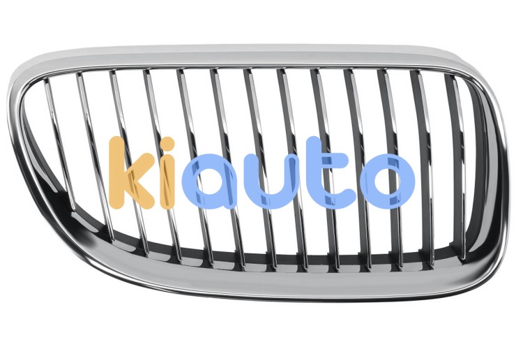 Rejilla bmw serie 3 (e92-e93) 2010-2013 coupe / cabrio / frente / marco cromado / lamas cromada / negras derecha OE 51137254970