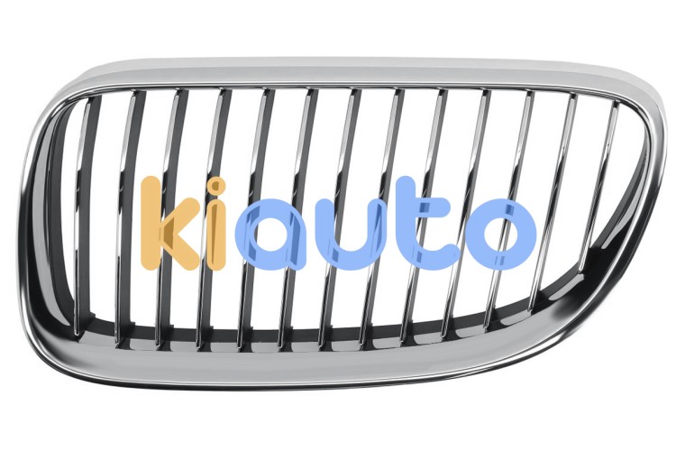 Rejilla bmw serie 3 (e92-e93) 2010-2013 coupe / cabrio / frente / marco cromado / lamas cromada / negras izquierda OE 51137254969