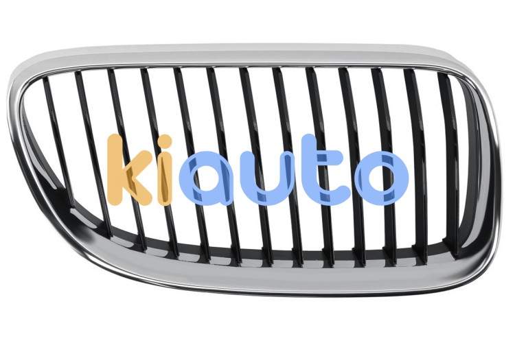 Rejilla bmw serie 3 (e92-e93) 2010-2013 coupe / cabrio / frente / marco cromado / lamas negras derecha OE 51137254968