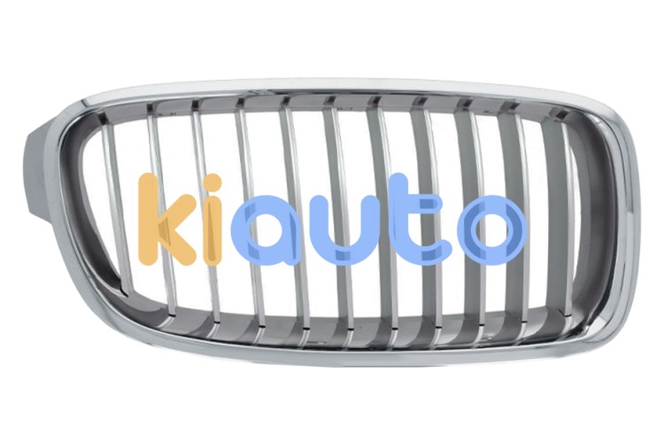 Rejilla bmw serie 3 (f30-f31) 2012-2015 frente / modern / marco cromado / lamas gris plata / derecha OE 51137263480