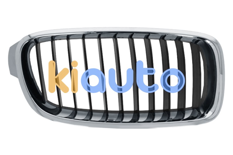 Rejilla bmw serie 3 (f30-f31) 2015-2018 frente / basis / marco cromado / lamas negras / derecha OE 51137255412