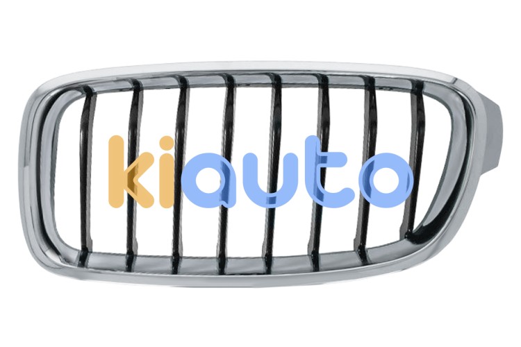 Rejilla bmw serie 3 (f30-f31) 2015-2018 frente / sport / marco cromado / lamas negras / izquierda OE 51137260497