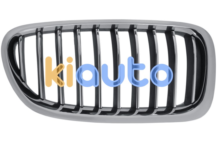 Rejilla bmw serie 5 (f10-f11) 2013-2016 frente / marco cromada / lamas cromadas / negras / derecha OE 51137412324