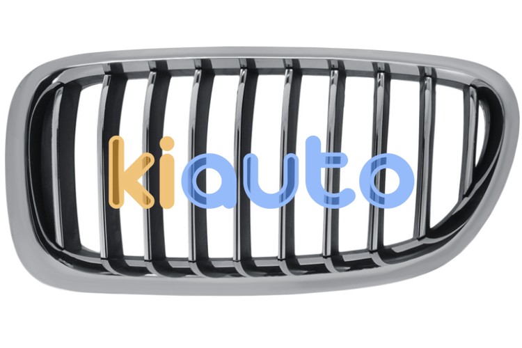 Rejilla bmw serie 5 (f10-f11) 2013-2016 frente / marco cromada / lamas cromadas / negras / izquierda OE 51137412323