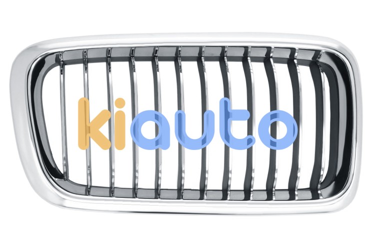 Rejilla bmw serie 7 (e38) 1998-2003 frente / marco cromado / lamas cromadas / derecha OE 51138231596