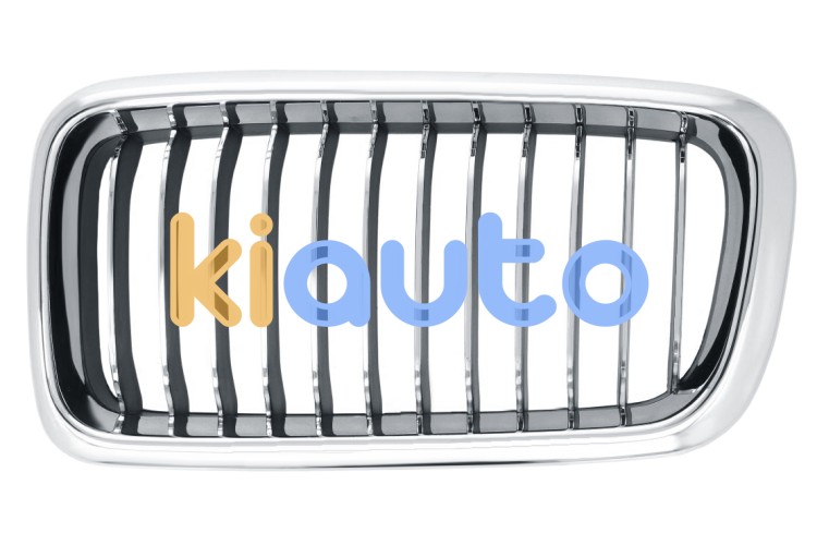 Rejilla bmw serie 7 (e38) 1998-2003 frente / marco cromado / lamas cromadas / izquierda OE 51138231595