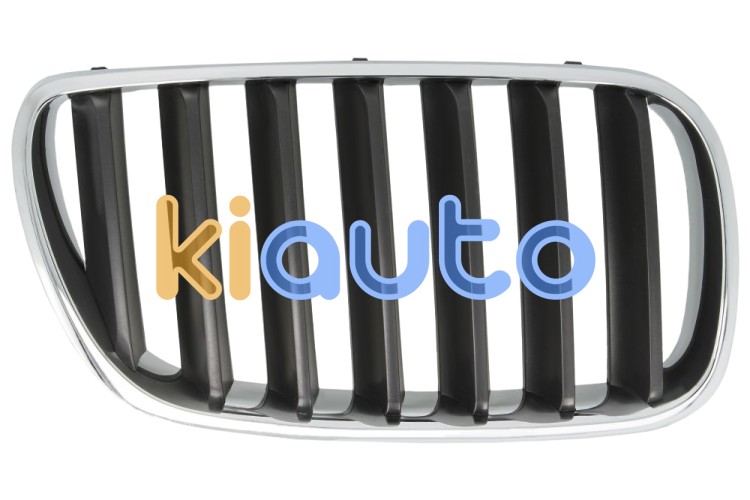 Rejilla bmw x3 (e83) 2006-2010 frente / marco cromado / lamas negras / derecha OE 51113420088