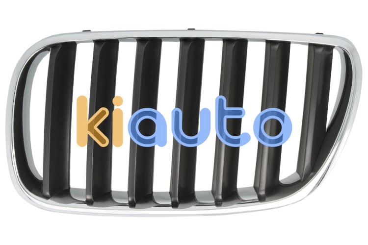 Rejilla bmw x3 (e83) 2006-2010 frente / marco cromado / lamas negras / izquierda OE 51113420087