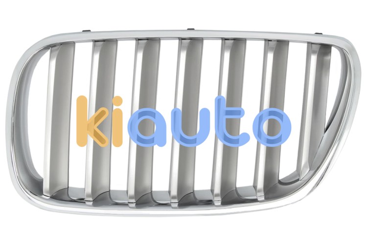 Rejilla bmw x3 (e83) 2006-2010 frente / marco cromado / lamas titanio / izquierda OE 51113420089