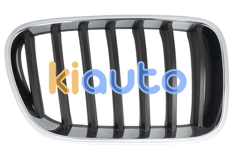 Rejilla bmw x3 (f25) 2010-2014 frente / marco cromado / lamas negras / derecha OE 51117510726