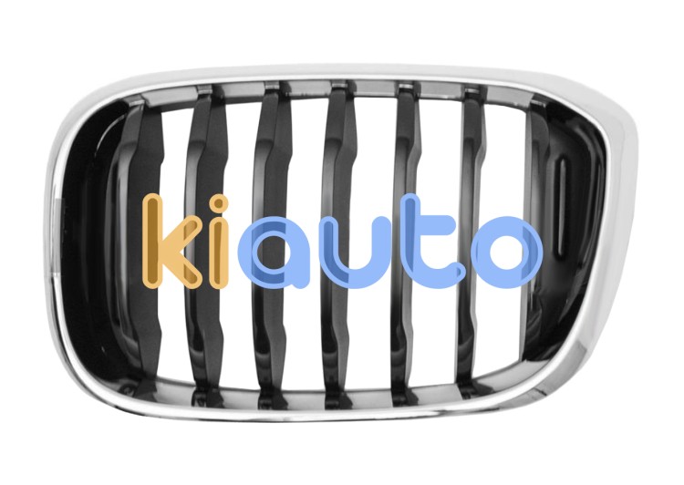 Rejilla bmw x3 (g01) 2017-2021 frente / marco cromado / lamas negras / izquierda OE 51137440853