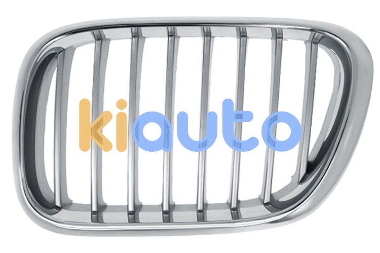 Rejilla bmw x5 (e53) 2000-2004 frente / marco cromado / lamas cromadas / izquierda OE 51138250051