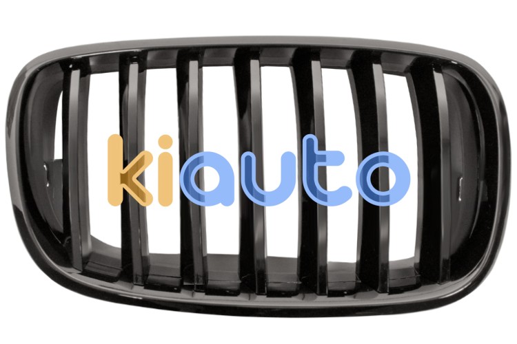 Rejilla bmw x6 (e71-e72) 2007-2014 frente / marco negro / lamas negras / derecha OE 51712150246