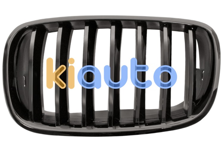 Rejilla bmw x6 (e71-e72) 2007-2014 frente / marco negro / lamas negras / izquierda OE 51712150247