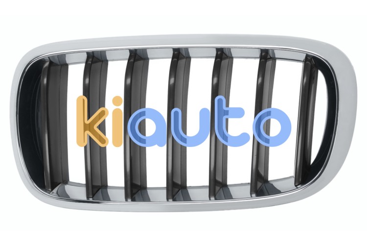 Rejilla bmw x6 (f16) 2014-2019 frente / marco cromado / lamas negras / izquierda OE 51137294485