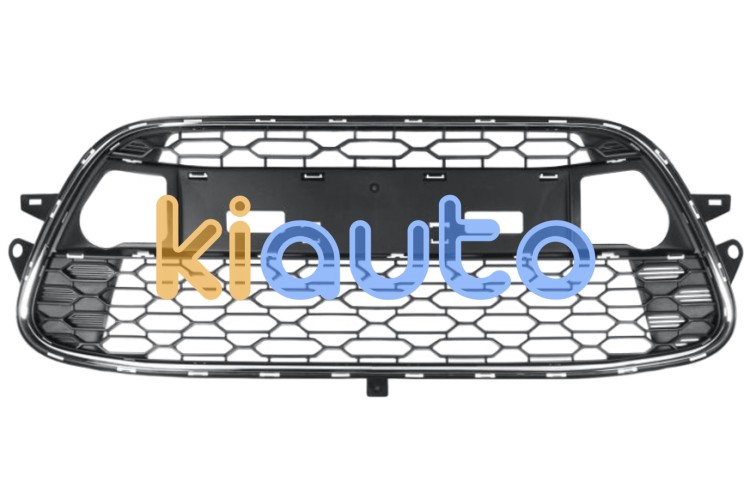 Rejilla citroen c3 2009-2013 parachoques delantero / con moldura cromada integrada OE 7422G4