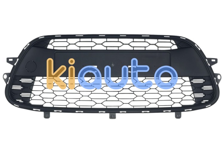 Rejilla citroen c3 2009-2013 parachoques delantero / moldura negra integrada OE 7422G3