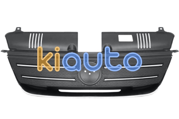 Rejilla fiat idea 2003-2006 frente / negra / con moldura cromada OE 735365526