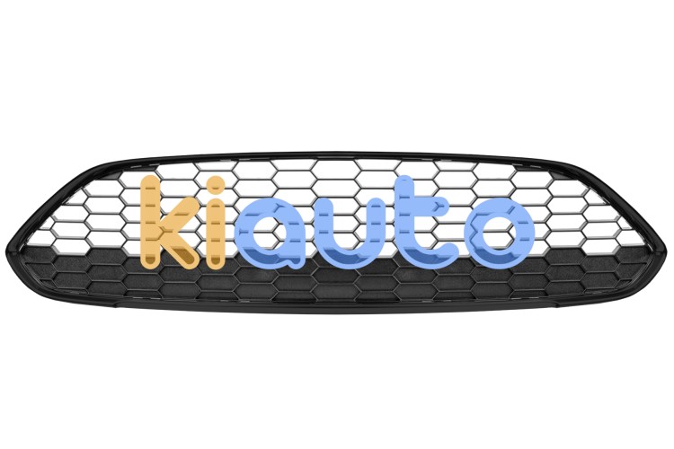 Rejilla ford fiesta 2013-2017 parachoques delantero / superior / panel de abeja / con moldura negra / central OE 1778260