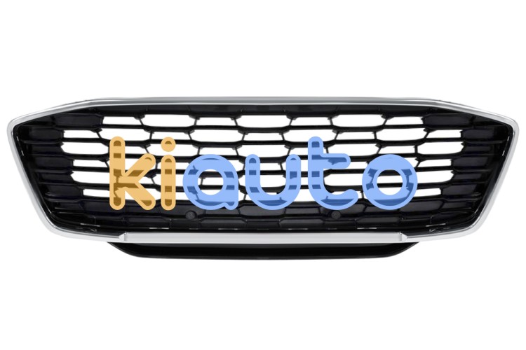 Rejilla ford puma 2019-2024 frente / negra / marco cromado OE 2456978 / L1TB8B271A / L1TB8200AD