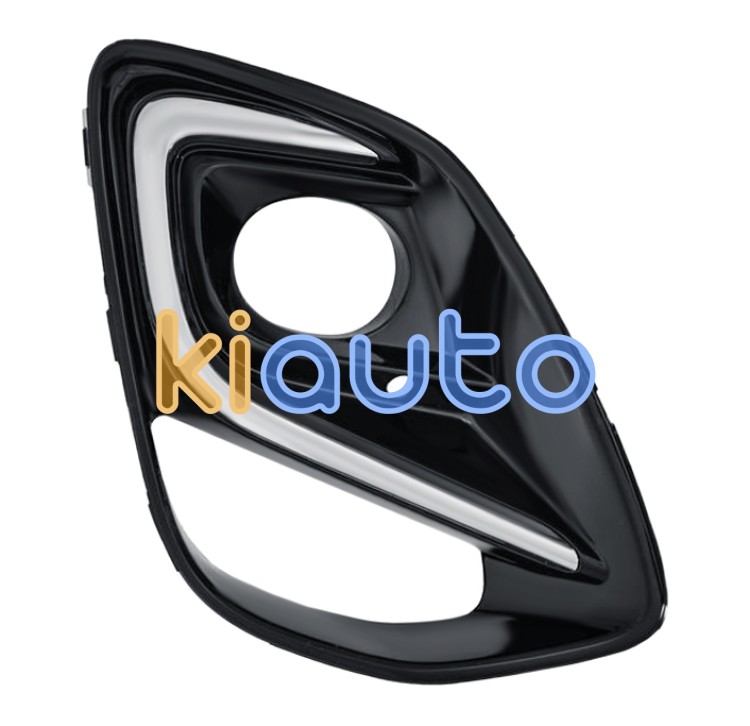 Rejilla ford puma 2019-2024 parachoques delantero / con antiniebla / con moldura cromada / derecha OE 2461495