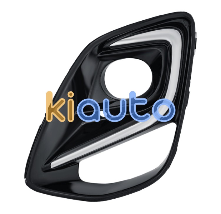 Rejilla ford puma 2019-2024 parachoques delantero / con antiniebla / con moldura cromada / izquierda OE 2461496