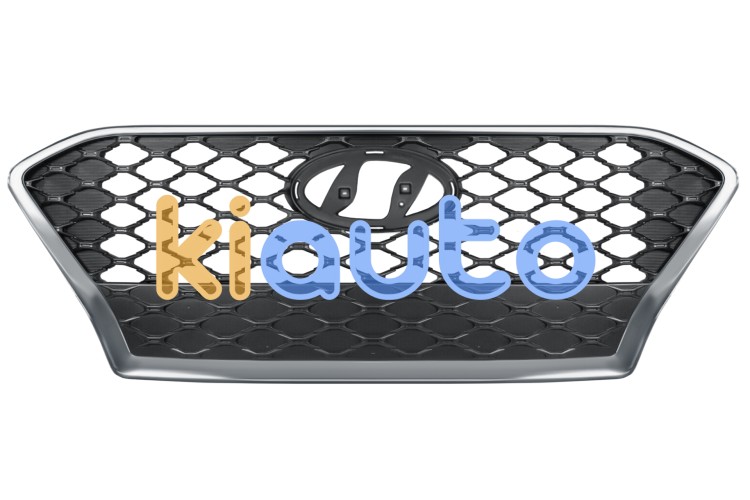 Rejilla hyundai kona 2017-2020 parachoques delantero / con marco cromado / central OE 86350J9100 / 86350-J9100