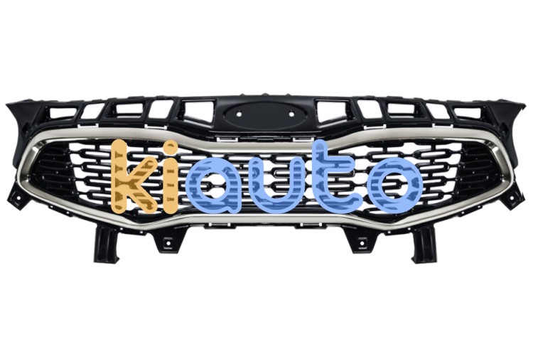 Rejilla kia ceed 2015-2018 frente / con marco cromada / negra brillante OE 86350A2610