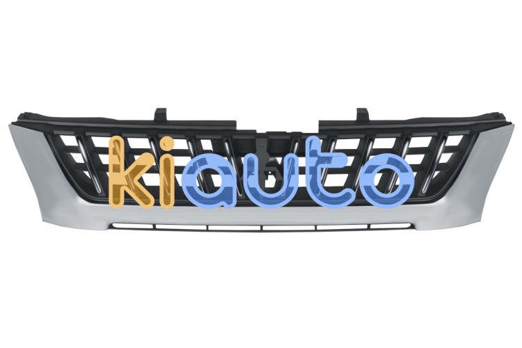 Rejilla mitsubishi l200 1999-2000 frente / cromada / negra OE MR439501