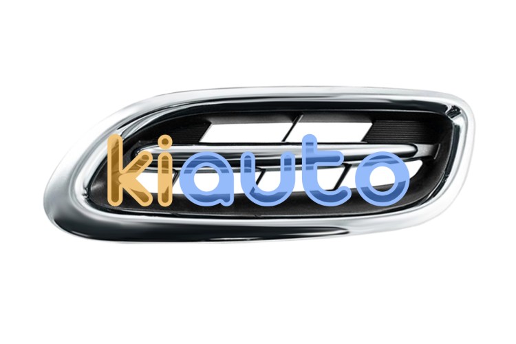 Rejilla nissan micra 2000-2002 frente / negra / moldura cromada / izquierda OE 623101F525