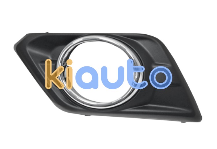 Rejilla nissan x-trail 2014-2017 parachoques delantero / con antiniebla / moldura cromada / izquierda OE 622574BA0B