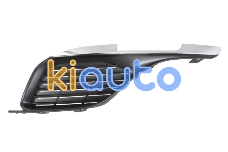 Rejilla peugeot 308 2013-2017 parachoques delantero / active / con moldura cromada / central / cerrada / izquierda OE 1610744480
