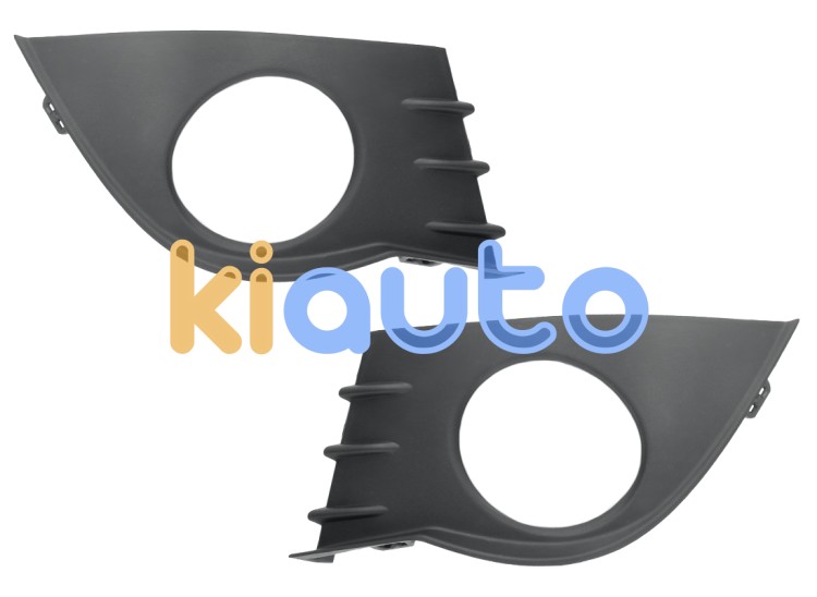 Rejilla renault clio 2005-2009 parachoques delantero / con antinieblas / kit / izquierda+derecha OE 7701209034