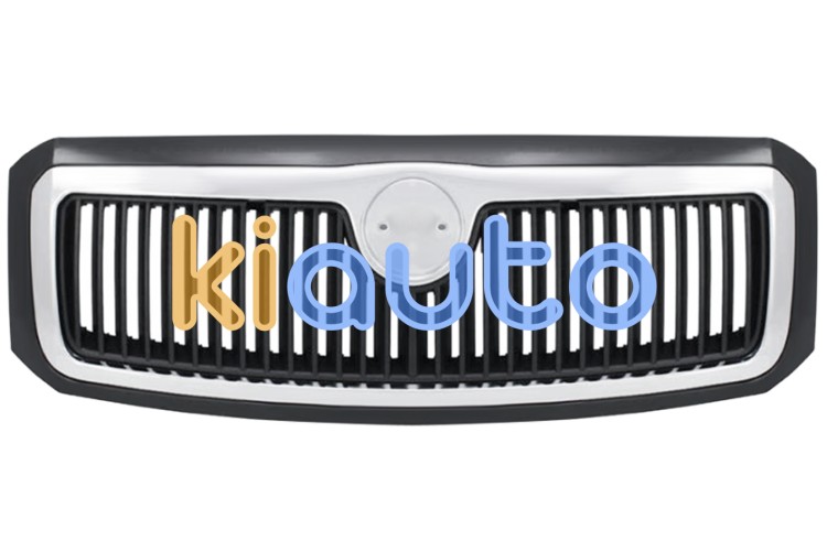 Rejilla skoda fabia 2004-2007 frente / con marco cromado OE 6Y0853668B