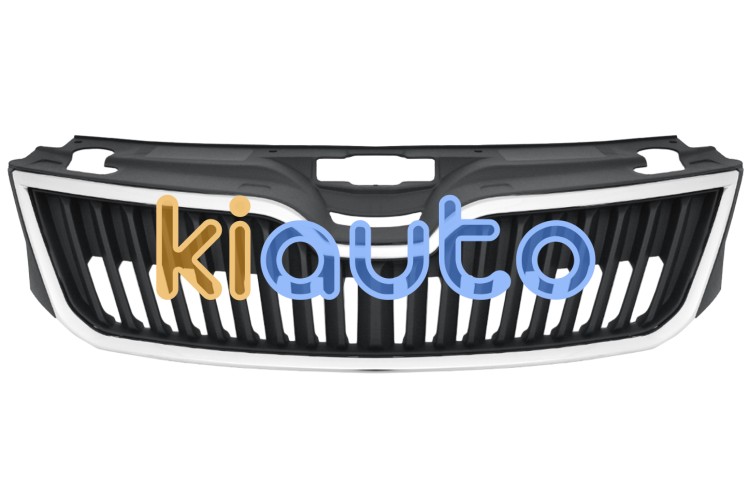 Rejilla skoda rapid 2012-2016 frente / marco cromado OE 5JA8536689B9
