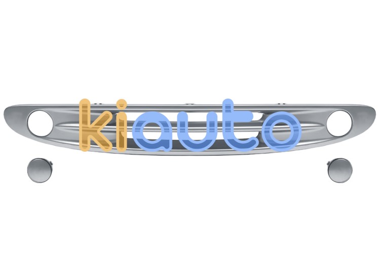 Rejilla smart fortwo 2002-2007 parachoques delantero / plata / central OE Q007209V001C26L00