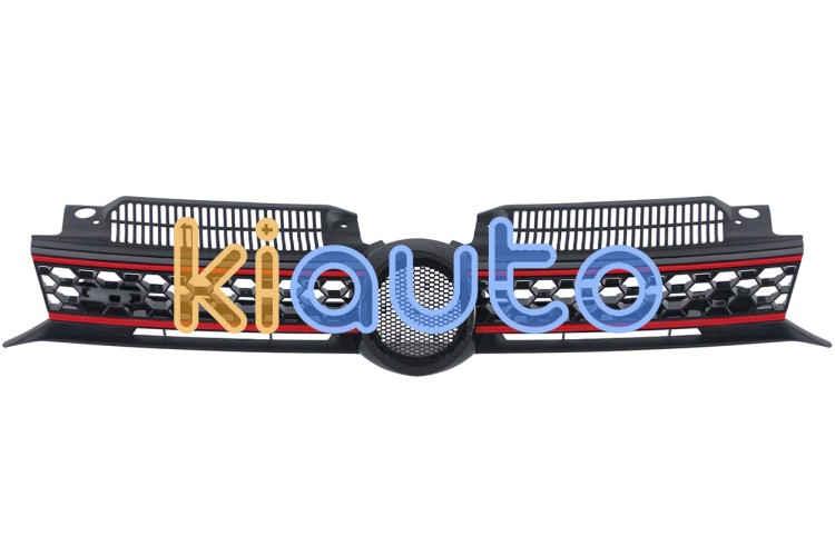 Rejilla volkswagen golf vi 2008-2012 frente / modelo gti / gtd / negra / roja / cromada OE 5K0853651AKATK