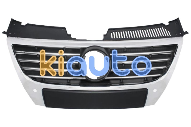 Rejilla volkswagen passat 2005-2010 frente / logo 150mm / moldura cromada / marco cromado / con sensor OE 3C0853651AKPWF