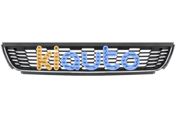 Rejilla volkswagen polo 2009-2014 parachoques delantero / marco cromado OE 6R08536719B9