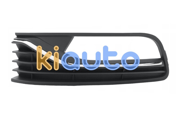 Rejilla volkswagen polo 2014-2017 parachoques delantero / con antiniebla / con moldura cromada / izquierda OE 6C0854661CRYP