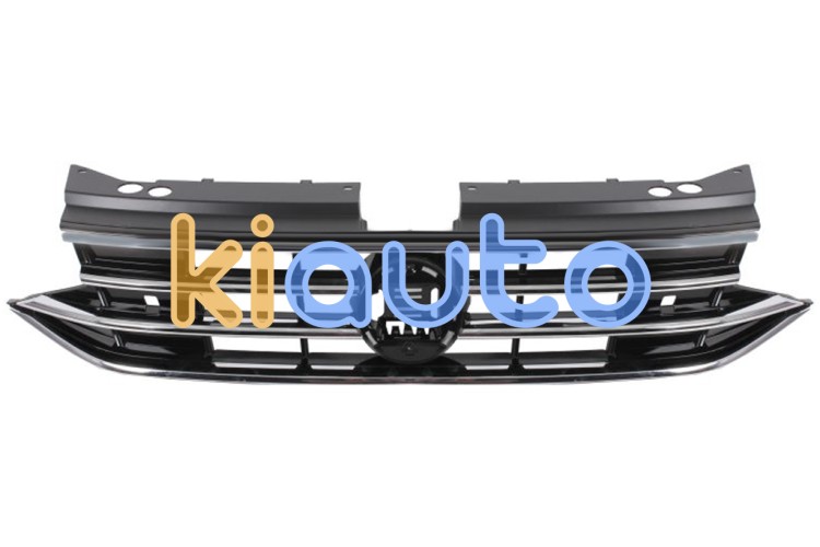 Rejilla volkswagen tiguan 2020-2024 frente / negra brillante / con moldura cromada / allspace OE 5NN853651SZLL