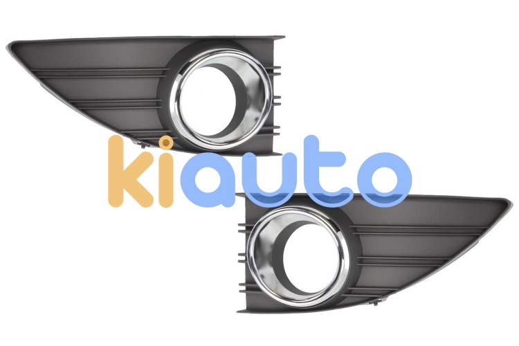 Rejillas renault fluence 2009-2013 parachoques delantero / con antinieblas / cromado / kit / izquierda+derecha OE 261523809R