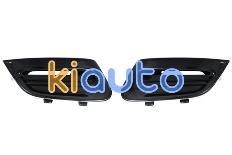 Rejillas renault twingo 2012-2014 parachoques delantero / negro brillante / kit / izquierda+derecha OE 620720788R