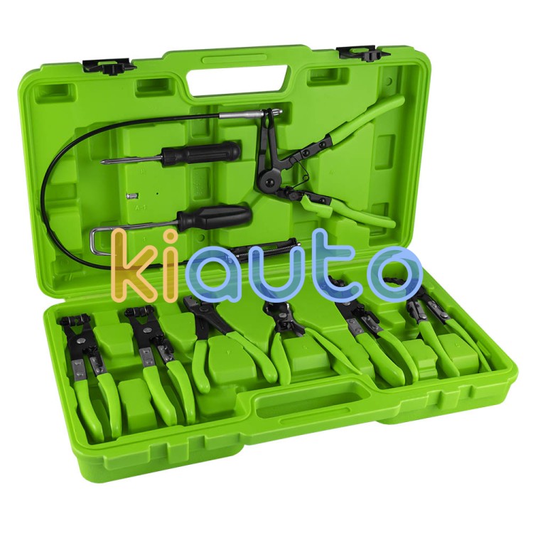 Set alicates para abrazaderas 10 piezas