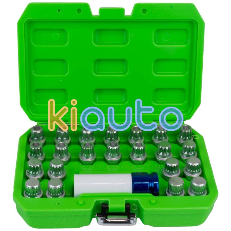 Set de extractor de tornillos de seguridad para volkswagen