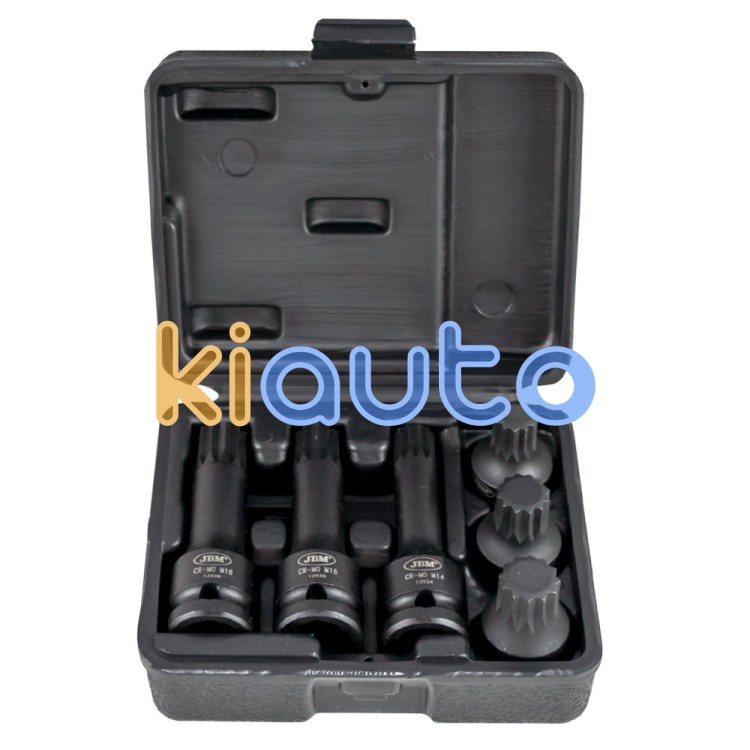 Set puntas impacto 1/2" xzn 6 piezas