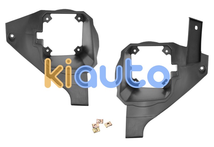 Soportes antinieblas peugeot partner 2003-2008 parachoques delantero / kit / izquierdo+derecho OE 741649