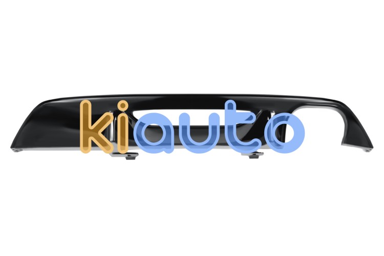 Spoiler peugeot 208 2019-2023 parachoques trasero / escape doble / negro brillante OE 98252028XY