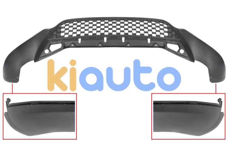 Spoiler volkswagen tiguan 2011-2016 parachoques delantero / off road OE 5N0805903K9B9