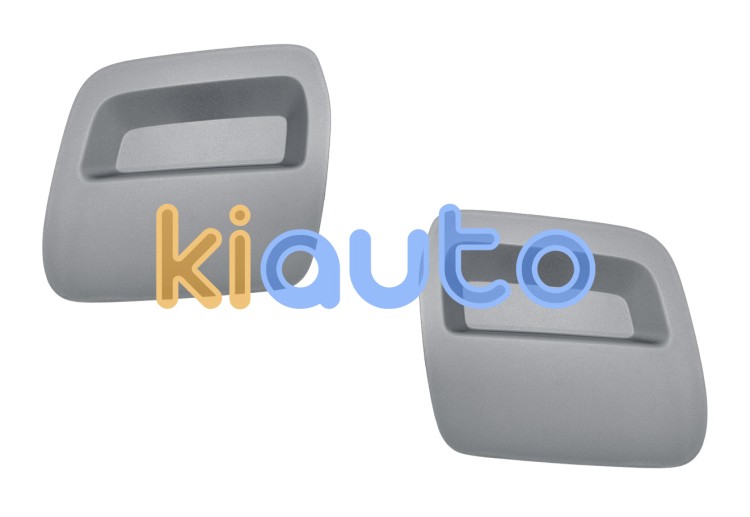 Tapaganchos dacia duster 2018-2022 parachoques delantero / gris plata / kit / izquierdo+derecho OE 511806505R